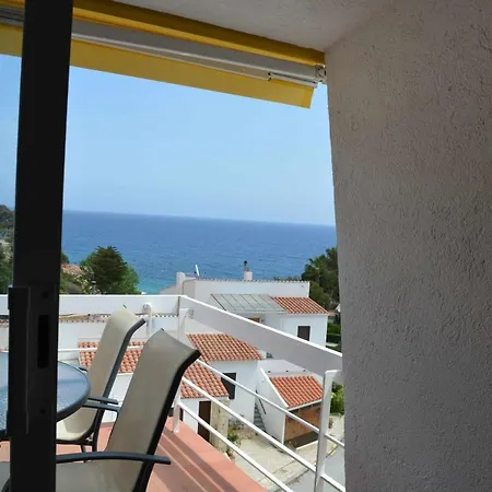Carabela - Terraza Y Vistas Al Mar En Cala Salions Apartment